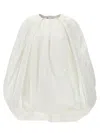 Stella Mccartney Cape Mini Dress Dresses White In White