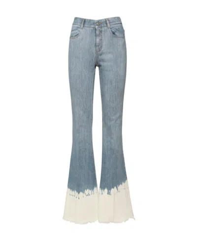 Stella Mccartney Dried Flared Jeans In Gray