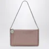 STELLA MCCARTNEY STELLA MCCARTNEY  DUSTY PINK WALLET BAG WITH CHAIN AND STRASS