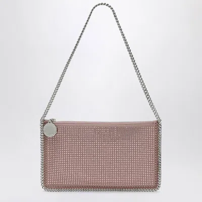 Stella Mccartney Dusty Pink Wallet Bag With Chain And Strass