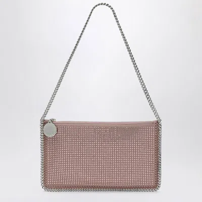 Stella Mccartney Dusty Wallet Bag With Chain And Strass In Pink
