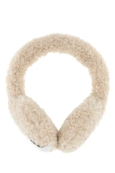 Stella Mccartney Earmuffs Shearling Alter Shearling In Neutral