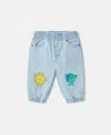 Stella Mccartney Earth Friends Graphic Jeans Joggers In Blue