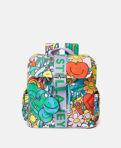 Stella Mccartney Earth Friends Print Buckle Backpack