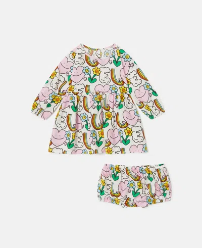 Stella Mccartney Earth Friends Print Dress And Bloomers Set