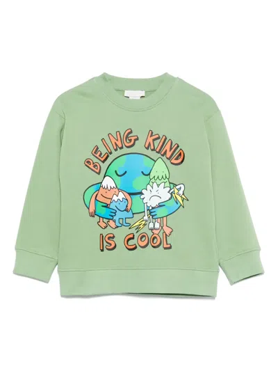Stella Mccartney Earth-print Sweatshirt