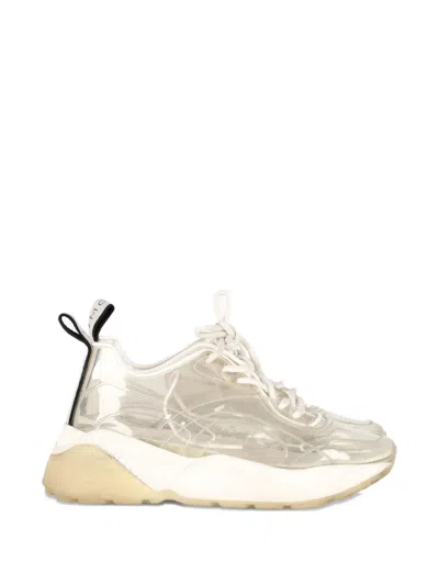 Pre-owned Stella Mccartney Eclypse Chunky-sole Sneakers In White