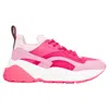Stella Mccartney Eclypse Fabric Patchwork Dad Sneakers In Pink