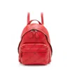 Stella Mccartney Eco Alter Nappa Perforated Logo Mini Backpack In Red