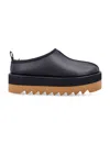 Stella Mccartney 'sneak-elyse' Black Mules With Open Rear In Black