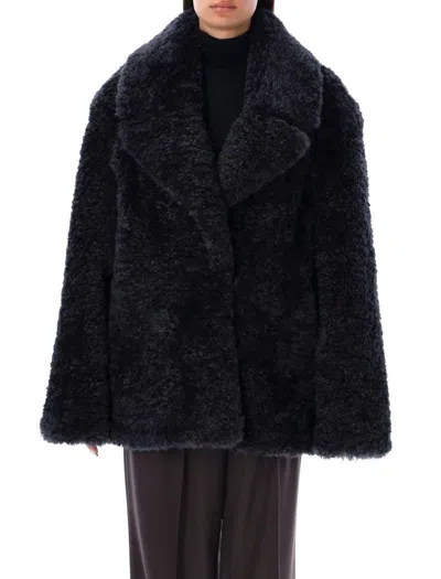 STELLA MCCARTNEY STELLA MCCARTNEY ECO FUR SHORT COAT