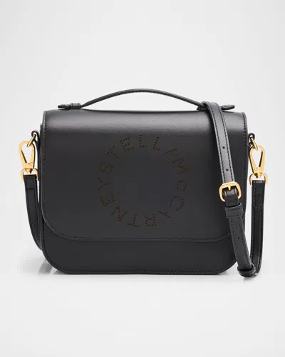 Stella Mccartney Eco Grain Vegan Leather Crossbody Bag In Black