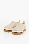 Stella Mccartney Eco-leather Greggio Platform Mules In Neutral