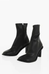 Stella Mccartney Eco-leather Ryder Booties With Studs 8cm In Black
