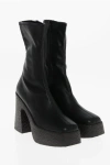 Stella Mccartney Eco-leather Skyla Booties With Platform Sole 12cm In Black