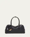 Stella Mccartney Eco Mat Grainy Top-handle Bag In Black