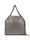 Stella Mccartney Mini 'falabella' Tote Handbag With Chain In Grey