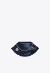 Stella Mccartney Double Strap Shoulder Bag In Navy