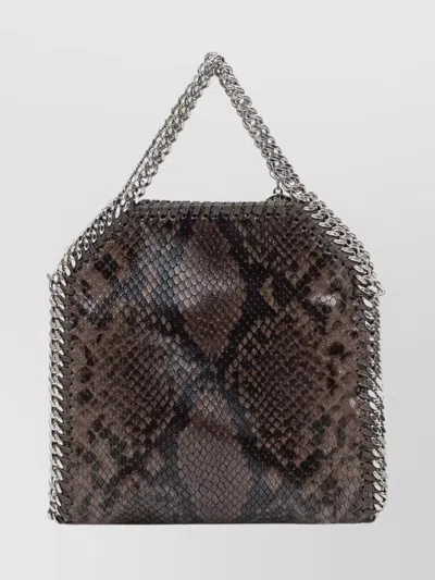 Stella Mccartney Eco Snake Crossbody Bag With Chain Strap