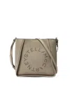 Stella Mccartney Women Alter Suede Shoulder Bag With Piping Details In Neutral