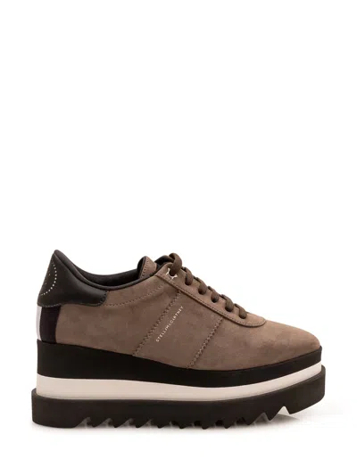 Stella Mccartney Eco-friendly Elevated Sneakers In Dark Taupe