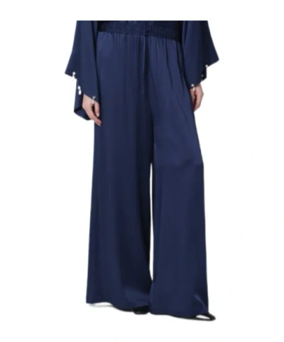 Stella Mccartney Elastic Waist Casual Pants In Blue