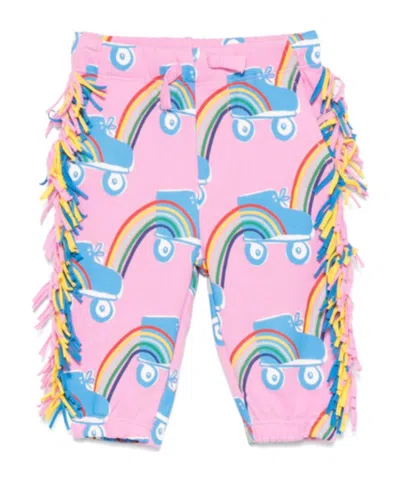 Stella Mccartney Kids' Elastic Waist Pants In Pink