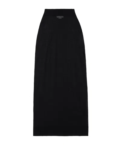 Stella Mccartney Elastic Waist Skirt In Black