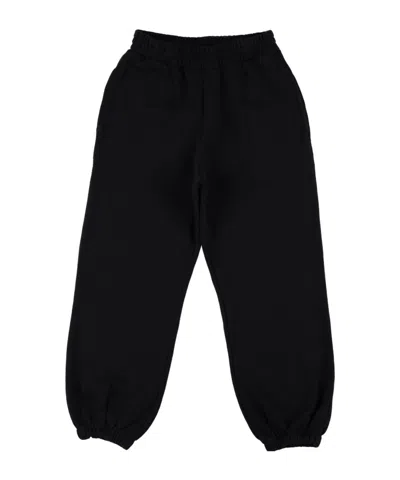 Stella Mccartney Kids' Elastic Waist Sweatpants In Black