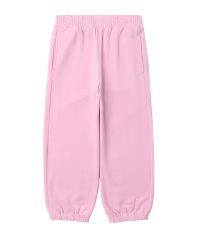 Stella Mccartney Kids' Elastic Waist Sweatpants In Purple