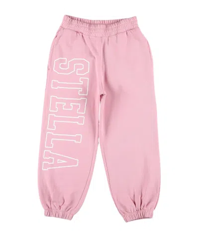 Stella Mccartney Elastic Waist Track Pants In Pink