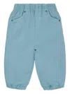 Stella Mccartney Elastic-waist Trousers In Blue
