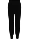 Stella Mccartney Elasticated Slim-cut Track Pants In Black