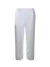 Stella Mccartney Elasticated-waist Zip-up Track Pants In Pure White