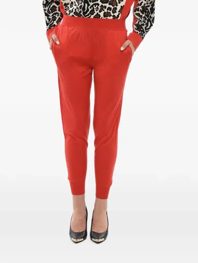 Stella Mccartney Elasticated-waist Track Pants In 레드