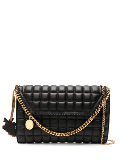Stella Mccartney Elegant Black Quilted Shoulder Handbag For Women