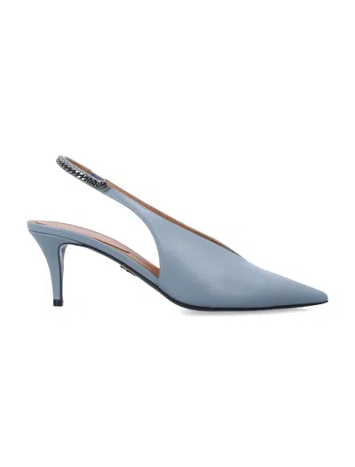 Stella Mccartney Elegant Mini Flat Shoes For Women In Blue