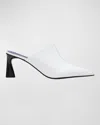 Stella Mccartney Elsa Eco Alter Mat Pointed Mules In White