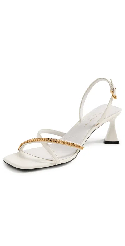 Stella Mccartney Elsa Sandals 65mm Ivory In White
