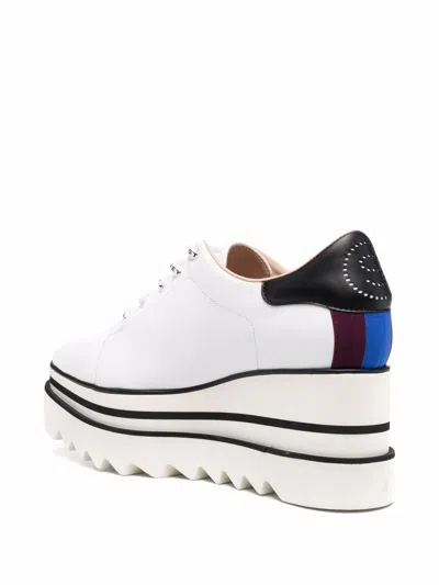 Stella Mccartney Elyse Ridged Sole 80mm Sneakers In White