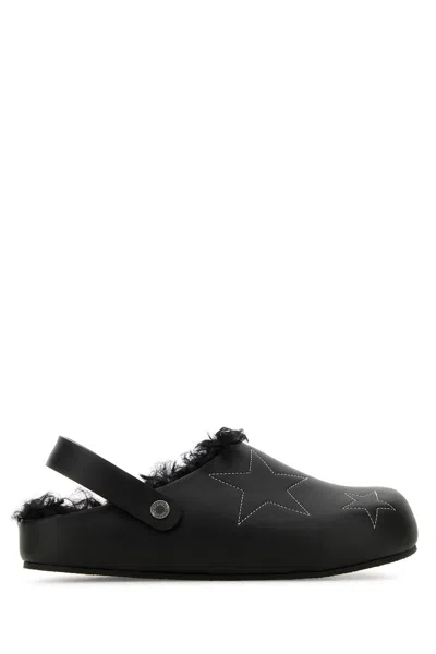 STELLA MCCARTNEY STELLA MCCARTNEY BLACK ALTER MAT ELYSE SLIPPERS