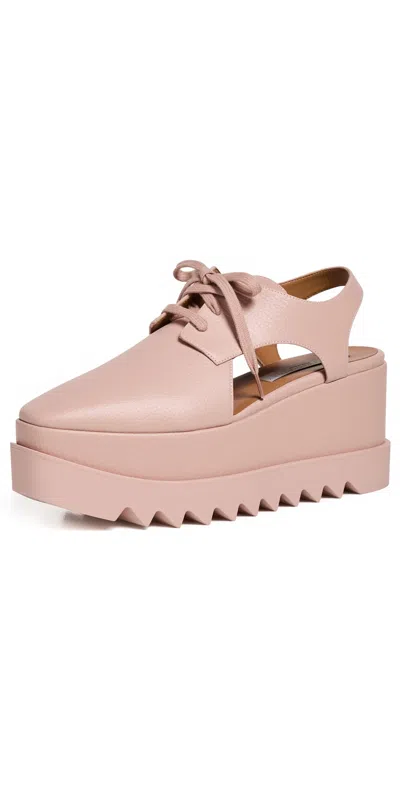 Stella Mccartney Elyse Eco Grainy Alter Mat Slingbacks Blush In Pink