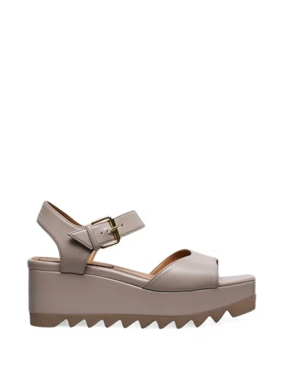 Stella Mccartney Elyse Flatform Sandals In Multi