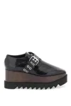 Stella Mccartney Elyse Buckle-fastening Lace-up Shoes In Black