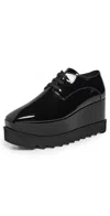Stella Mccartney Black Limited Edition Elyse Monochrome Platform Derbys