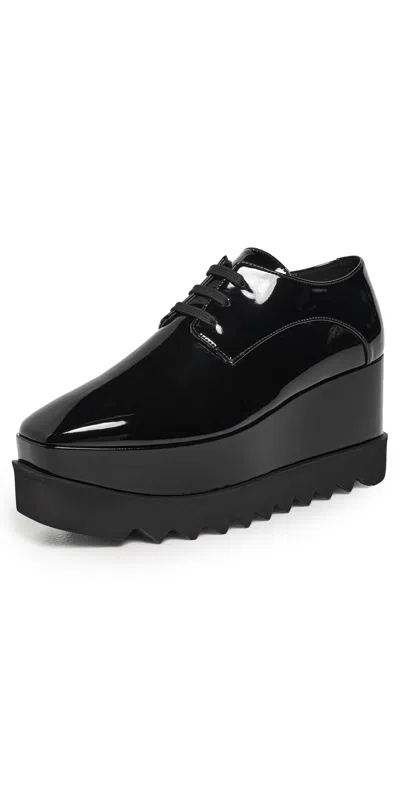 Stella Mccartney Black Limited Edition Elyse Monochrome Platform Derbys