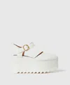 Stella Mccartney Elyse Patent Platform Sandals