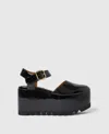 Stella Mccartney Elyse Patent Platform Sandals