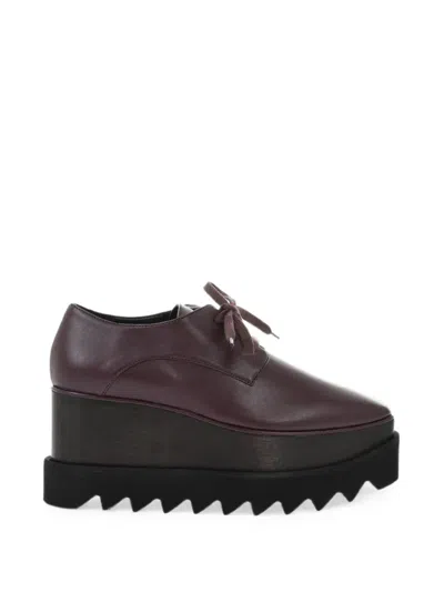 Stella Mccartney Elyse Platform Derby Shoes In Brown