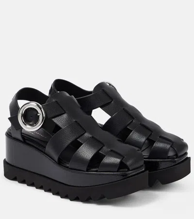 STELLA MCCARTNEY ELYSE PLATFORM FISHERMAN SANDALS